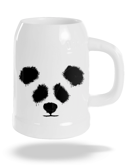 Panda půllitr White