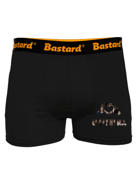 Nápis pro učitele z vlastních fotek boxerky Black