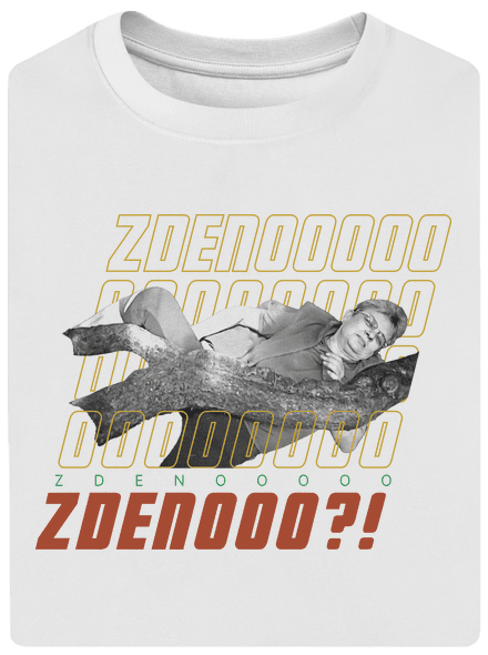B18: Bába pod kořenem unisex tričko oversized White