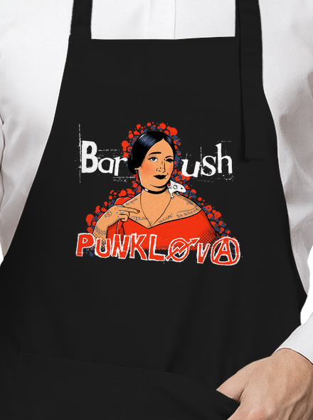 Barush Punklova zástěra Black