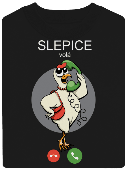 Slepice volá unisex mikina bez kapuce Black