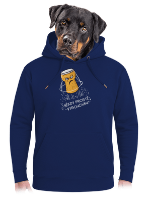 Někdy vybouchnu unisex mikina premium Navy