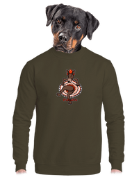 unisex mikina bez kapuce
