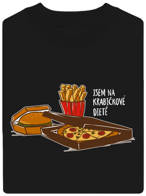 Krabičková dieta unisex mikina bez kapuce Black