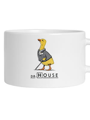 Dr. House hrnek makronka White