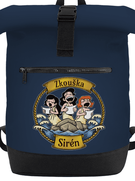Zkouška sirén batoh French Navy