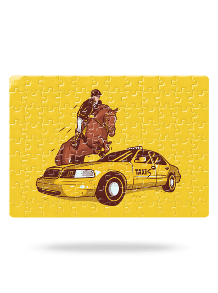 Taxis puzzle White