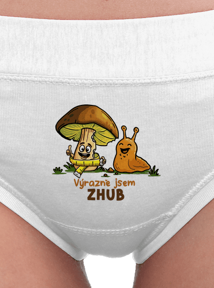 Jsem zhub dámské kalhotky White