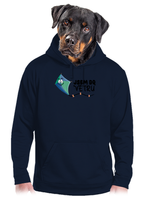 Do větru pánská mikina klokanka Navy