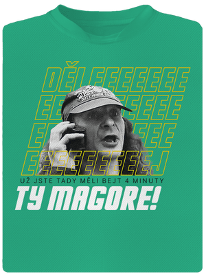 B18: Jiří Kára pánské sportovní tričko Mint Mal