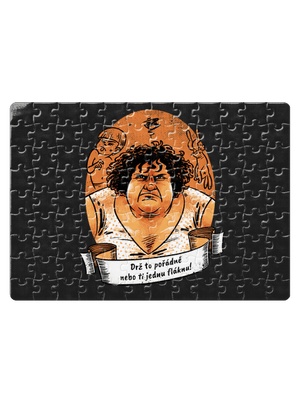 B14: Slunce seno jahody puzzle White