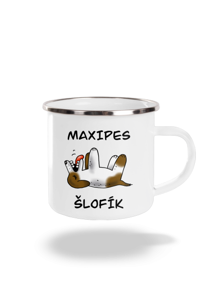 Maxipes Šlofík plecháček White