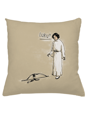 Luke a Leia polštář Beige