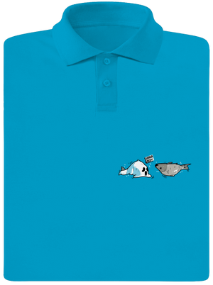 Leklá ryba pánská polokošile Blue Atol