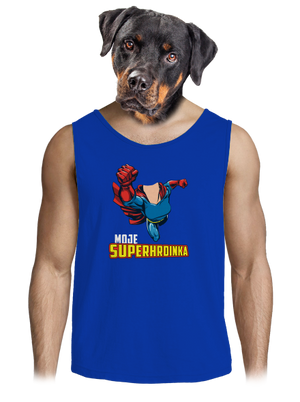 Moje superhrdinka pánské tílko Royal Blue