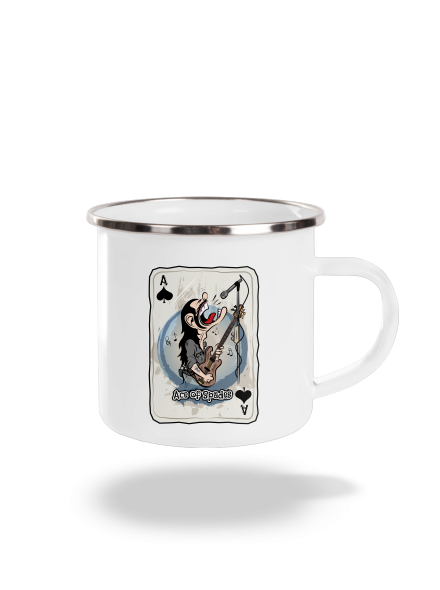 Ace of Spades plecháček White