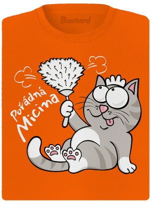 Macek a Micina dámské sportovní tričko Neon Orange