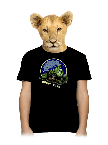 Upusť páru dětské tričko Black