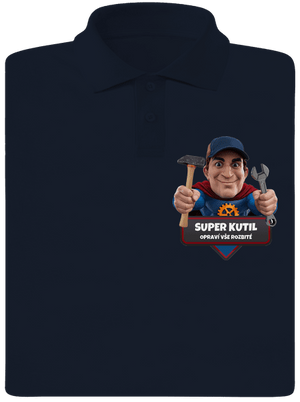 Super táta pánská polokošile Navy Mal