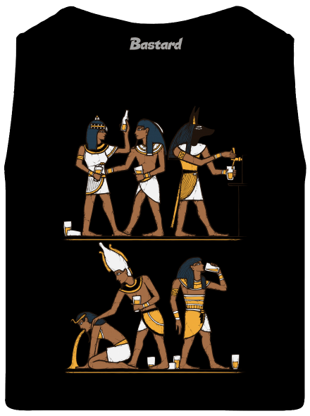Egyptská párty pánské tílko Black