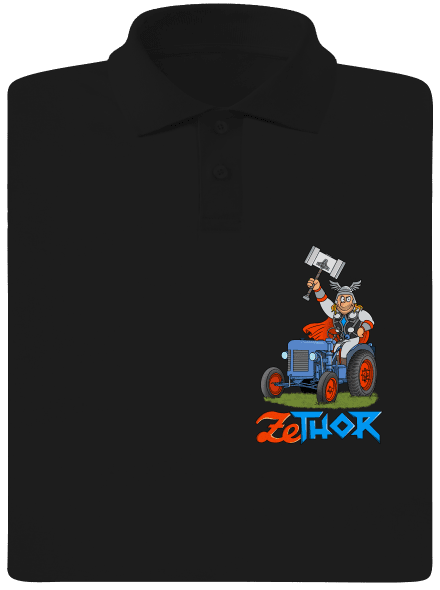 ZeThor pánská polokošile Black