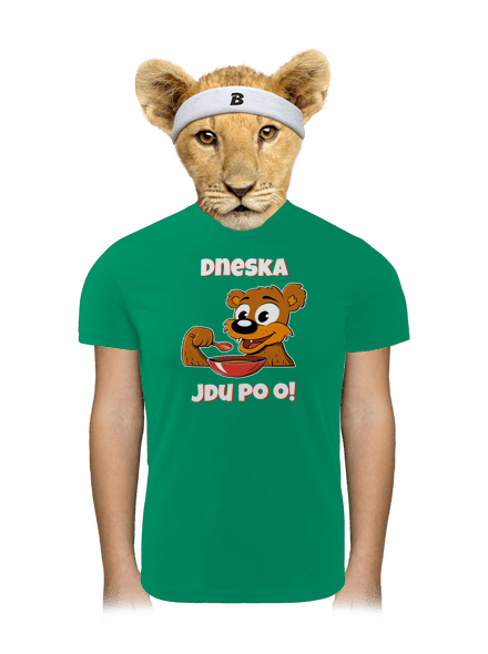 Dneska jdu po o dětské sportovní tričko Kelly Green Mal