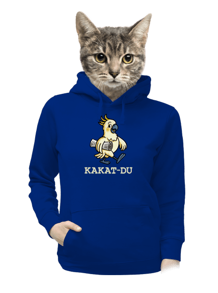 Kakat-du dámská mikina klokanka Royal Blue Mal