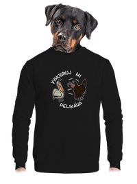 unisex mikina bez kapuce