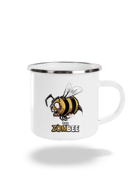 ZomBee - žlutá plecháček White