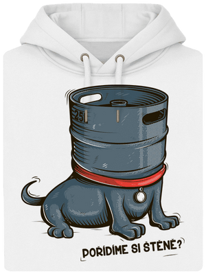 Štěně unisex mikina premium Snowwhite