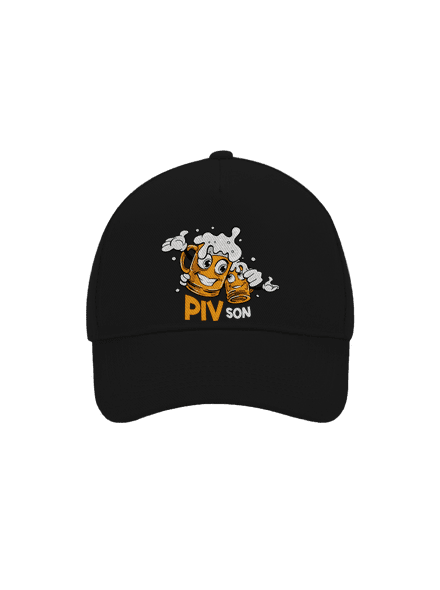 Pivson kšiltovka baseballka Black