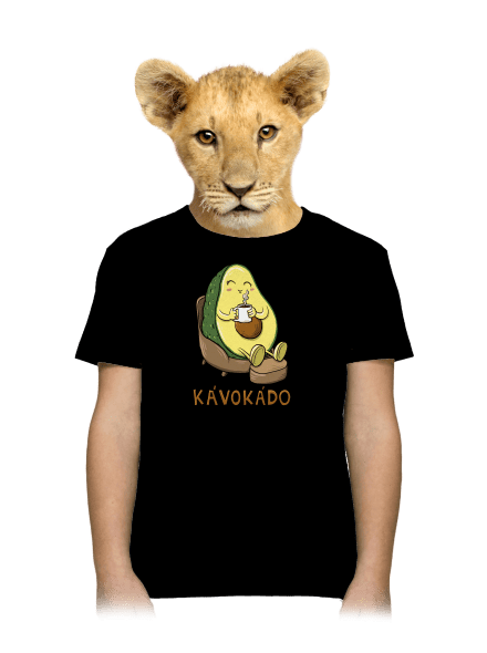 Kávokádo dětské tričko Black