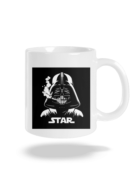 Darth Star klasický hrnek White