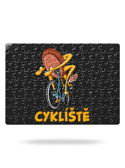 Cyklíště puzzle White