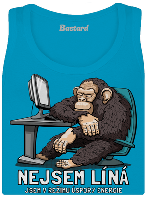 Nejsem líný dámské tílko klasické Blue Atol