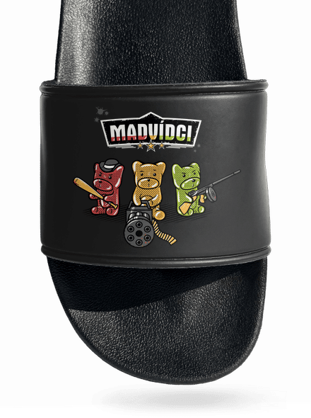 Madvídci pantofle Black