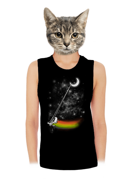 Unicorn Universe dámské tílko volné Black