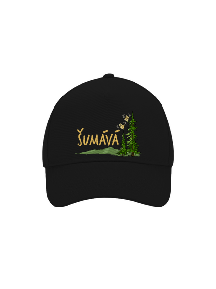 Šumává kšiltovka baseballka Black