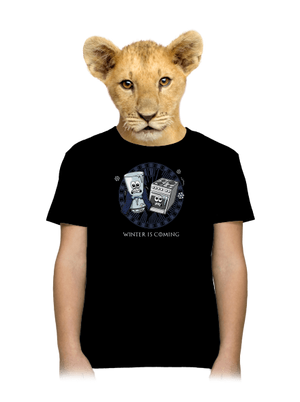 Winter is coming dětské tričko Black