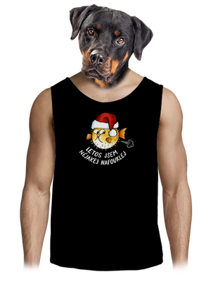 Jsem nafouklej pánské tílko Black