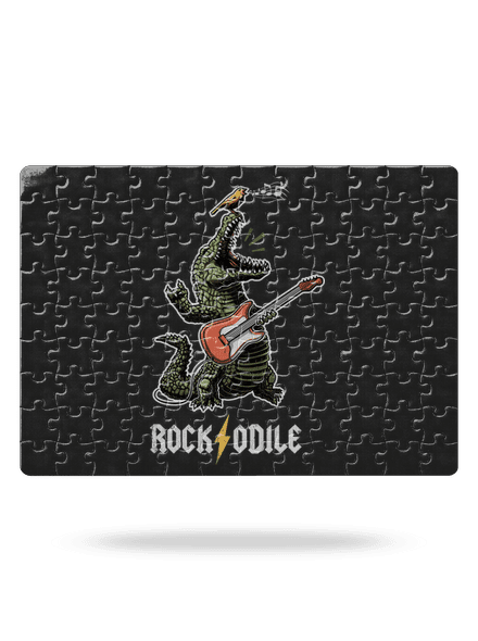 Rockodile puzzle White
