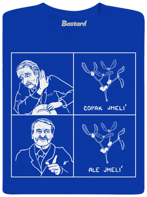 Cimrman: Copak jmelí pánské dlouhý rukáv Royal Blue