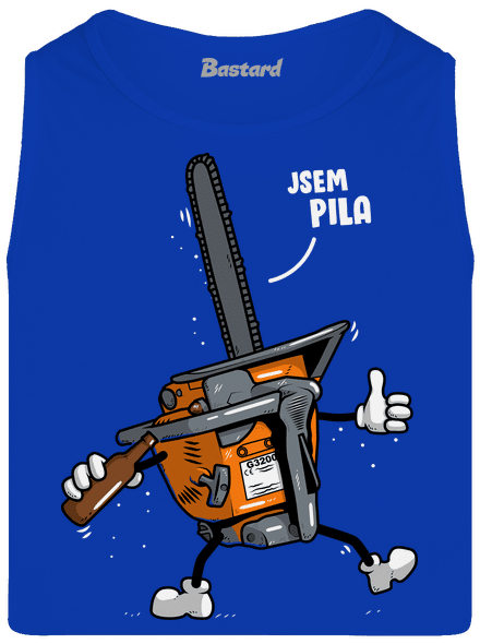 Jsem pila pánské tílko Royal Blue