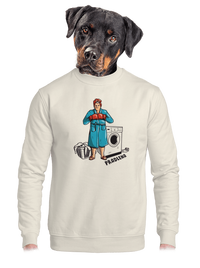 unisex mikina bez kapuce