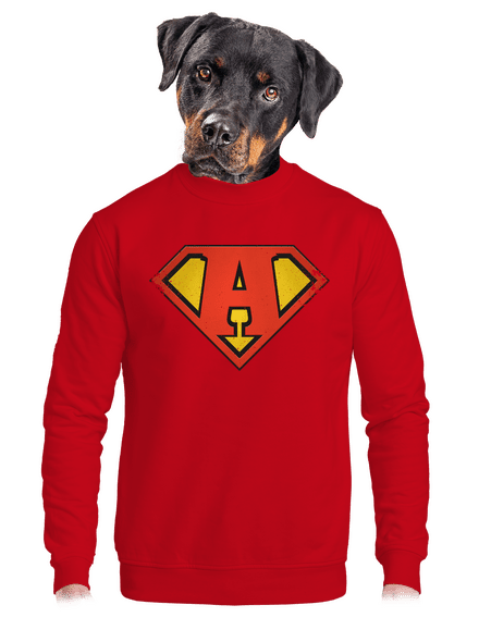 Jsem superhrdina unisex mikina bez kapuce Red