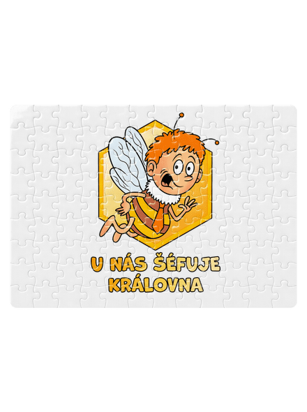Včelí královna puzzle White