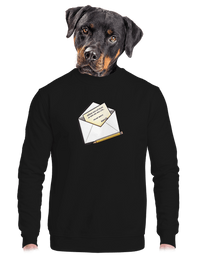 unisex mikina bez kapuce