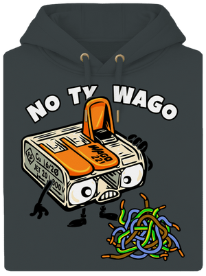 Wago svorka unisex mikina premium Charcoal