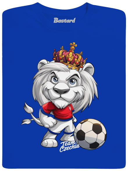 Fotbalový lev dětské tričko Royal Blue