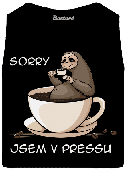 V pressu pánské tílko Black